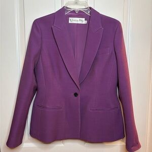 Dior women’s like new Purple Women's Blazer size US 8